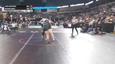 170 lbs Consi Of 16 #2 - Jade Martinez, Arroyo (SS) vs Juliana Deak, Christopher (CC)