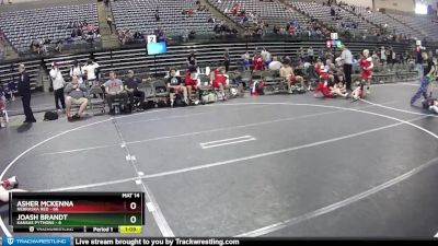 220 lbs Round 4 (6 Team) - Asher McKenna, Nebraska Red vs Joash Brandt, Kansas Pythons