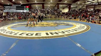 157 lbs Cons. Round 1 - Wyatt Lambert, Churchill County vs Austin Alvarez, Pahrump Valley