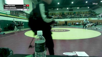 120 lbs Quarterfinal - Knox Espinoza, Poly/Long Beach vs Sawyer Ross, South Torrance