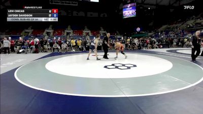 138 lbs Cons. Sub-rd Of 64 - Levi Chicas, AZ vs Jayden Davidson, UT