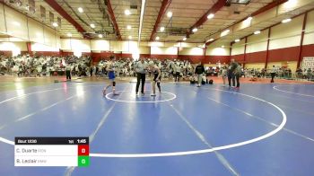 126 lbs Round Of 16 - Christopher Duarte, Iron Faith Wrestling vs Beckett Leclair, KRAZY Monkeys