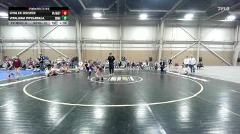 34 kg Rr Rnd 6 - Kynlee Boozer, PA West 2 - GK8E vs Vitaliana Pitzarella, South Hills Wrestling Academy - GK8E