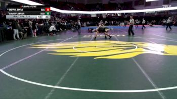 215 lbs Cons. Round 5 - Devin Zora, Ridgevue vs Liam Furrer, Borah