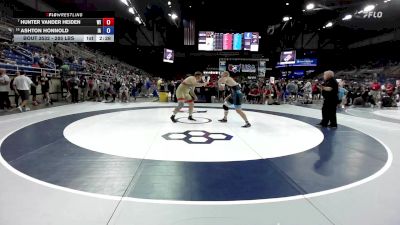 285 lbs Cons. Sub-quarters - Hunter Vander Heiden, WI vs Ashton Honnold, IA