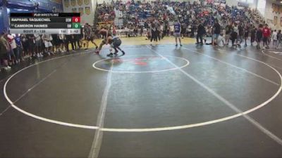 138 lbs Champ. Round 1 - Raphael Taquechel, Lake Highland Prep vs Cameron Haines, Gladiator Wrestling
