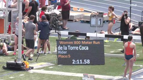 Women's 800m, Finals 3