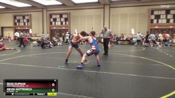 200 lbs Round 1 (6 Team) - Sean Dupnak, Southern Regional vs Nevin Mattessich, Olympic