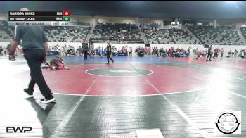 200 lbs Final - Karissa Jones, Perry Girls Wrestling Club vs Reyleigh Liles, Broken Arrow Girls Junior High