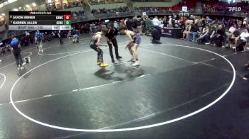 132 lbs Champ. Round 2 - Kadren Allen, Garden County Wrestling Club vs Jaxon Ebner, Kearney MatCats Wrestling Club