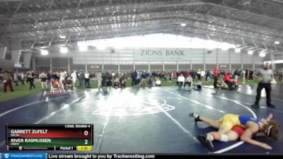 150 lbs Cons. Round 4 - Garrett Zufelt, Delta vs River Rasmussen, Orem