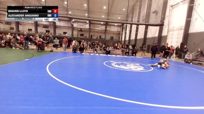 U14 FK - 120 lbs Cons. Round 3 - BRAVEN LLOYD, Cashmere Wrestling Club vs Alexander Anguiano, Hillsboro Mat Club