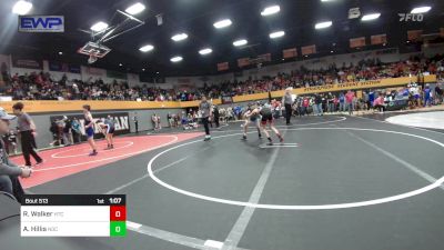 85 lbs Round Of 16 - Ryder Walker, Hinton Takedown Club vs Aiden Hillis, Norman Grappling Club