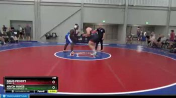 285 lbs 2nd Wrestleback (8 Team) - Davis Pickett, Utah vs Nivon Hayes, North Dakota Red