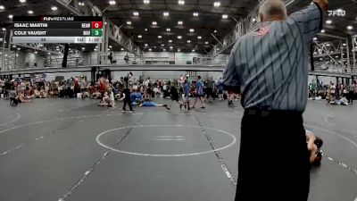 88 lbs Round 1 (8 Team) - Cole Vaught, Mavericks vs Isaac Martin, Revival Awakening