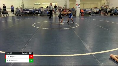 62 lbs Round 1 - Nehemiah Keys, North Carolina vs Asa Wilson, Wolverine Wrestling Club