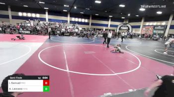 66 lbs Semifinal - Iyla Samuel, Pride WC vs Aiden Lazcano, Total Kaos WC