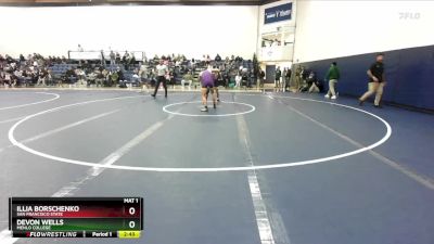 165 lbs 3rd Place Match - Devon Wells, Menlo College vs Illia Borschenko, San Francisco State