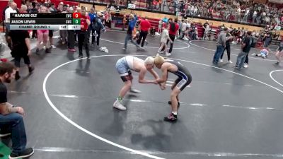 150 lbs Champ. Round 1 - Hawkin Olt, Emmett Wrestling Club vs Jason Lewis, Grizzly Wrestling Club