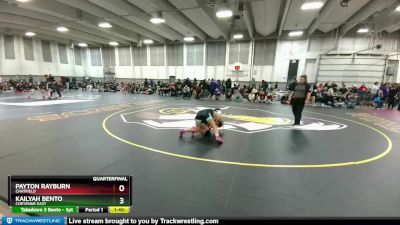 100 lbs Quarterfinal - Kailyah Bento, Cheyenne East vs Payton Rayburn, Chatfield