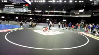 Girls 135 lbs Champ. Round 2 - Zoey Pulver, Auburn (Girls) vs Paige McGee, Cheney (Girls)