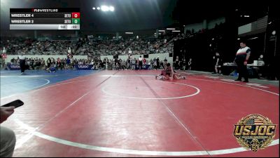 105 lbs Round Of 16 - Asher Abidin, Baton Rouge Training Center (BRTC) vs Dekoty Howard, Keystone Wrestling Club