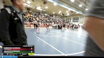 145 lbs Champ. Round 2 - Christian Barroso, Segerstrom vs Nicholas Naranjo, Fountain Valley