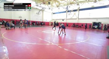 125 lbs Champ. Round 1 - Kiera Dacko, Centennial (NV) vs Faith Call, El Camino Real