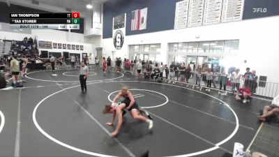 144 lbs Champ. Round 2 - Tas Storer, Poway Wrestling vs Ian Thompson, Team Thunder
