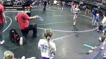 82 lbs Champ. Round 2 - Tatum Olsufka, Jr. Viking Wrestling Club vs Valeria Dahlgren, West Point Wrestling Club