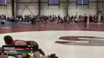 174 lbs Champ. Round 1 - Marco Gaita, Wesleyan University (Connecticut) vs Jack Carrozzi, Plymouth State University