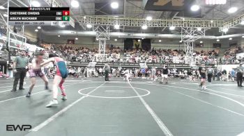 126 lbs Consi Of 4 - Cheyenne Owens, Eufaula Ironheads Wrestling Club vs Aislyn Buckner, El Reno Wrestling Club