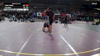 190 lbs 5th Place Match - Ares Swain, Newport vs Eli Noah, Tri-Valley