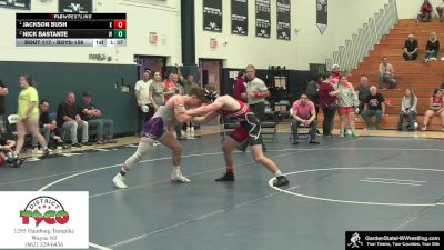 Boys-156 lbs Round 3 - Jackson Bush, Nick`s Knights vs Nick Bastante, Wilson`s Wildcats
