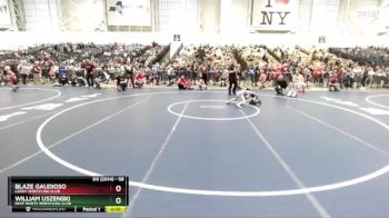 58 lbs Champ. Round 2 - William Uszenski, Deep Roots Wrestling Club vs Blaze Gaudioso, LeRoy Wrestling Club