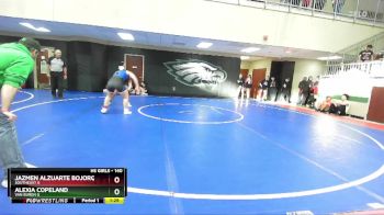 140 lbs Cons. Semi - Jazmen Alzuarte Bojorquez, Southeast G vs Alexia Copeland, Van Buren G