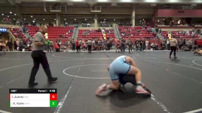 Round 3 - Kyler Kuhn, Greater Heights Wrestling vs Isidro Juarez, North Kids Club