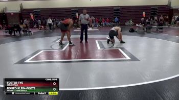 JV-41 lbs Cons. Semi - Foster Tye, Cedar Falls vs Romeo Klein-Foote, Prairie, Cedar Rapids