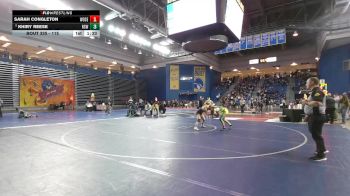 115 lbs Champ. Round 3 - Khiry Reese, Rosewood vs Sarah Congleton, Woodbridge Senior