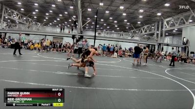 150 lbs Round 5 (8 Team) - Parker Quinn, Ohio Gold vs Reid Grossman, Gettysburg