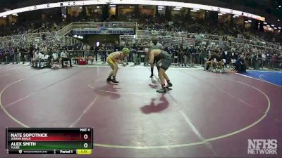 1A 195 lbs Quarterfinal - Alex Smith, Yulee vs Nate Sopotnick, Jensen Beach