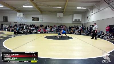 108 lbs Champ. Round 2 - Carlo Contino, Alta Sierra vs Robert Stahl, Sylvan Wrestling