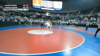 6A 157 lbs 5th Place Match - Gabriel Goodwin, Gulf Shores vs Halston Barker, Athens