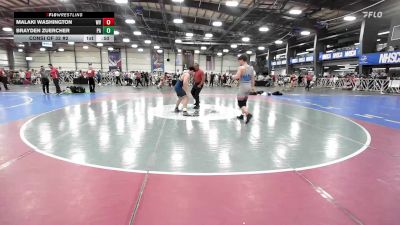 182 lbs Consi Of 32 #2 - Malaki Washington, WV vs Brayden Zuercher, PA