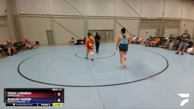 164 lbs Placement Matches (16 Team) - GWENNIE WIGHT, Georgia Red vs Abbie Miles, Pennsylvania Red