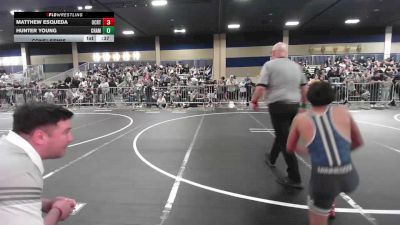 123 lbs Consolation - Matthew Esqueda, Ocrtc vs Hunter Young, Champions WC