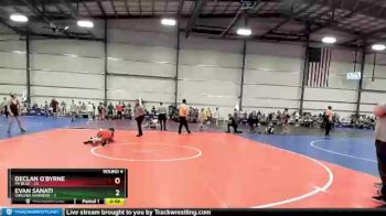 100 lbs Round 4 (6 Team) - Declan O`Byrne, PA Blue vs Evan Sanati, Virginia Hammers