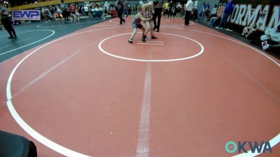 90 lbs Rr Rnd 5 - Connor Hobart, Choctaw Ironman Youth Wrestling vs Phillip Teasley, Standfast
