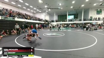 165 lbs Quarterfinal - Ezra Archuleta, Rawlins vs Sam Gregory, Lyman