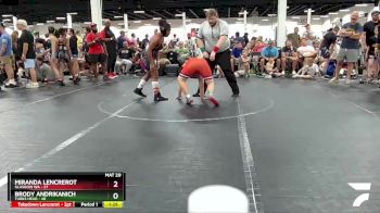 130 lbs Round 4 (8 Team) - Brody Andrikanich, Turks Head vs Miranda Lencrerot, Glasgow WA